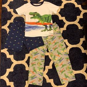 Gently Used Carter’s Kids 3-piece Pajamas Set, size 10
